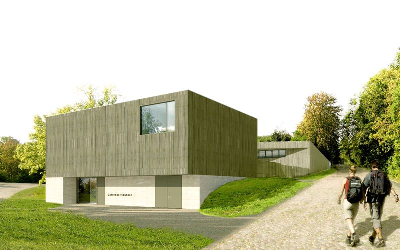 Entwurf Neubau Gartenbetriebshof